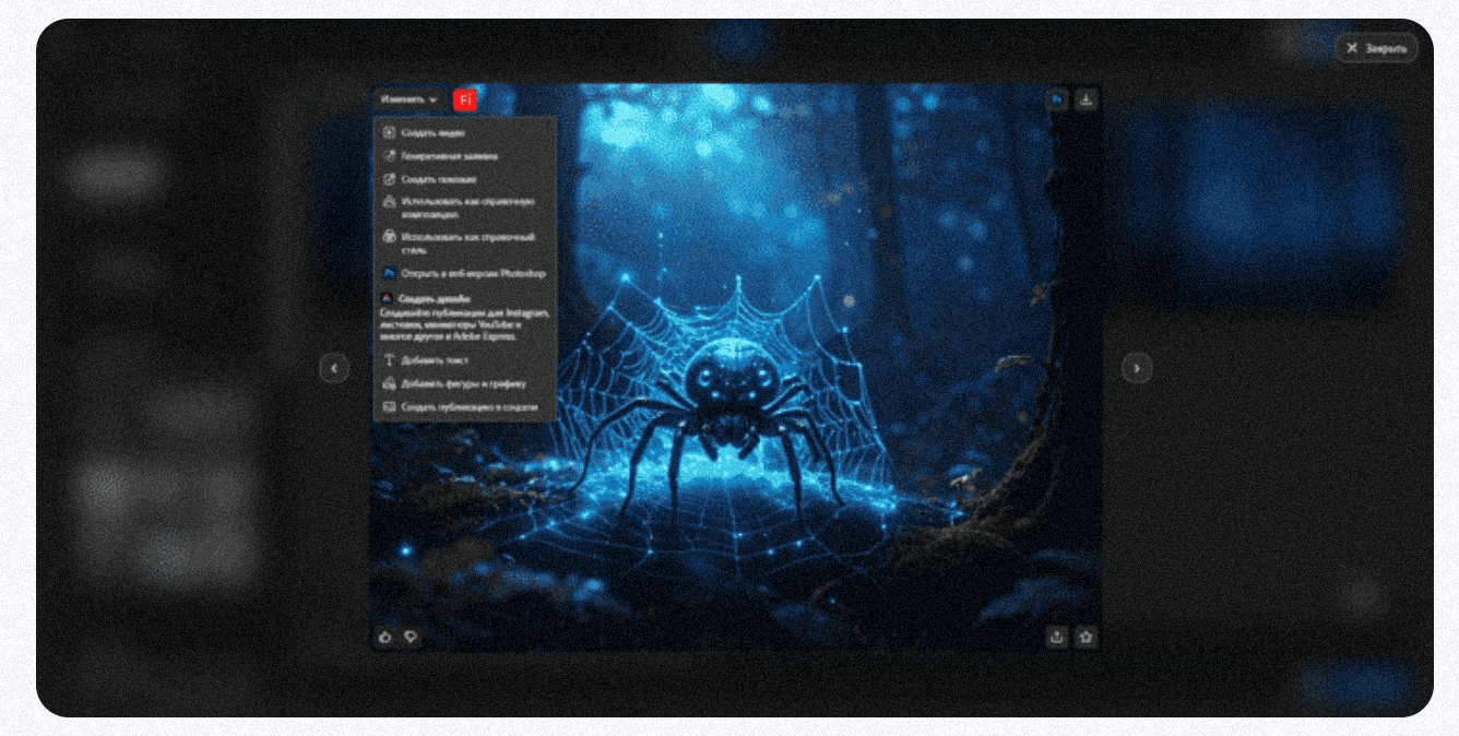 Adobe Firefly: нейросеть для генерации фото, видео и звука - узнать ...