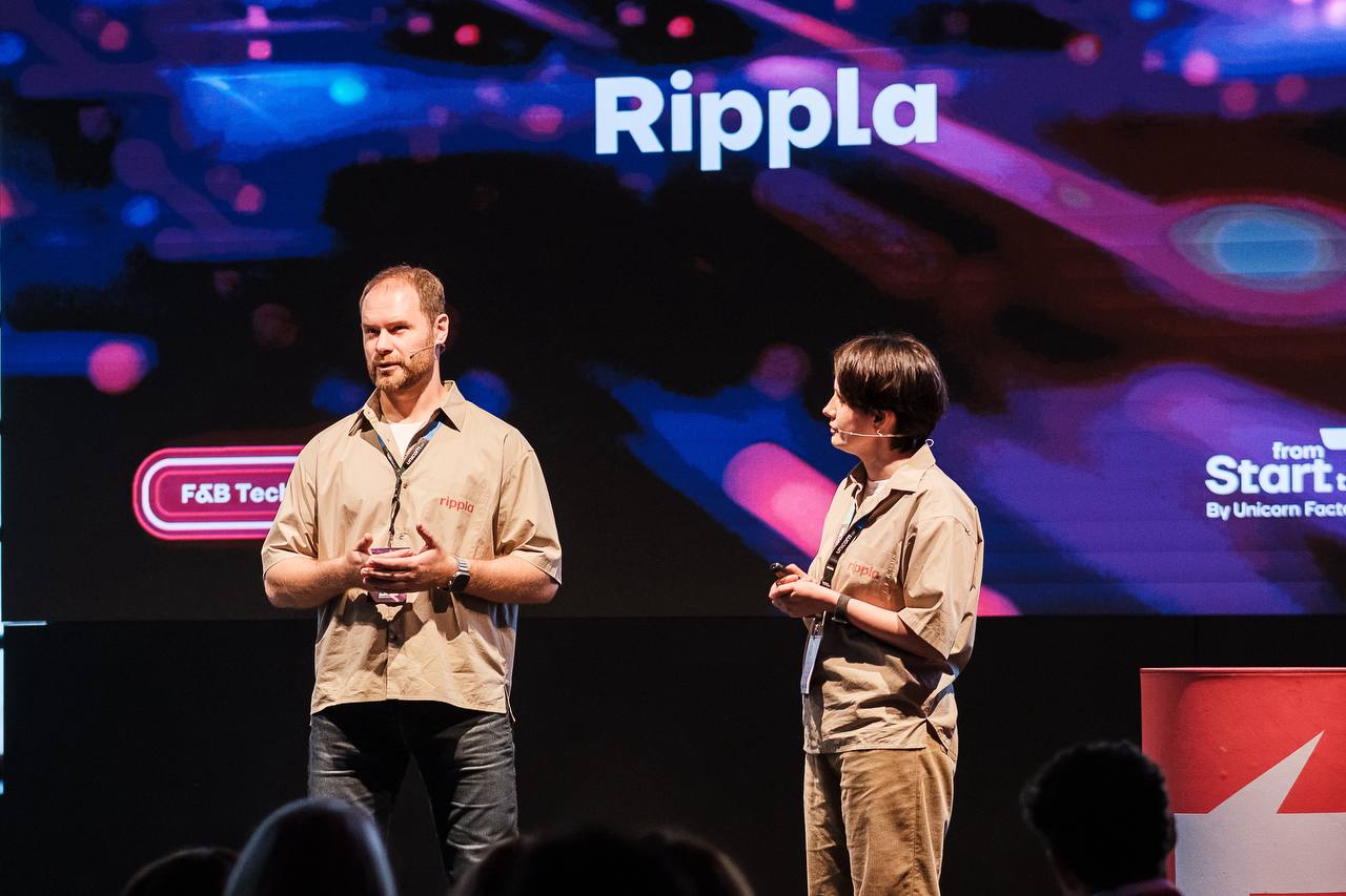Основатели Rippla на From Start to Table (Unicorn Factory Lisbon)