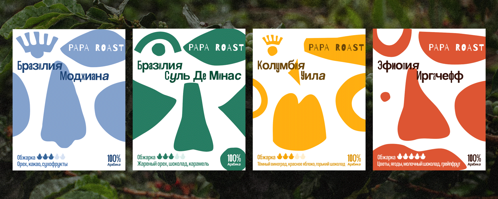 Брендинг для Papa Roast. Как мы разработали упаковку для кофе, которую хочется сохранить.