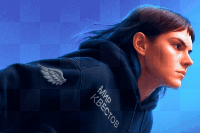 Айдентика для крупнейшего агрегатора квестов в России «Мир Квестов»: создали 300+ ИИ-иллюстраций