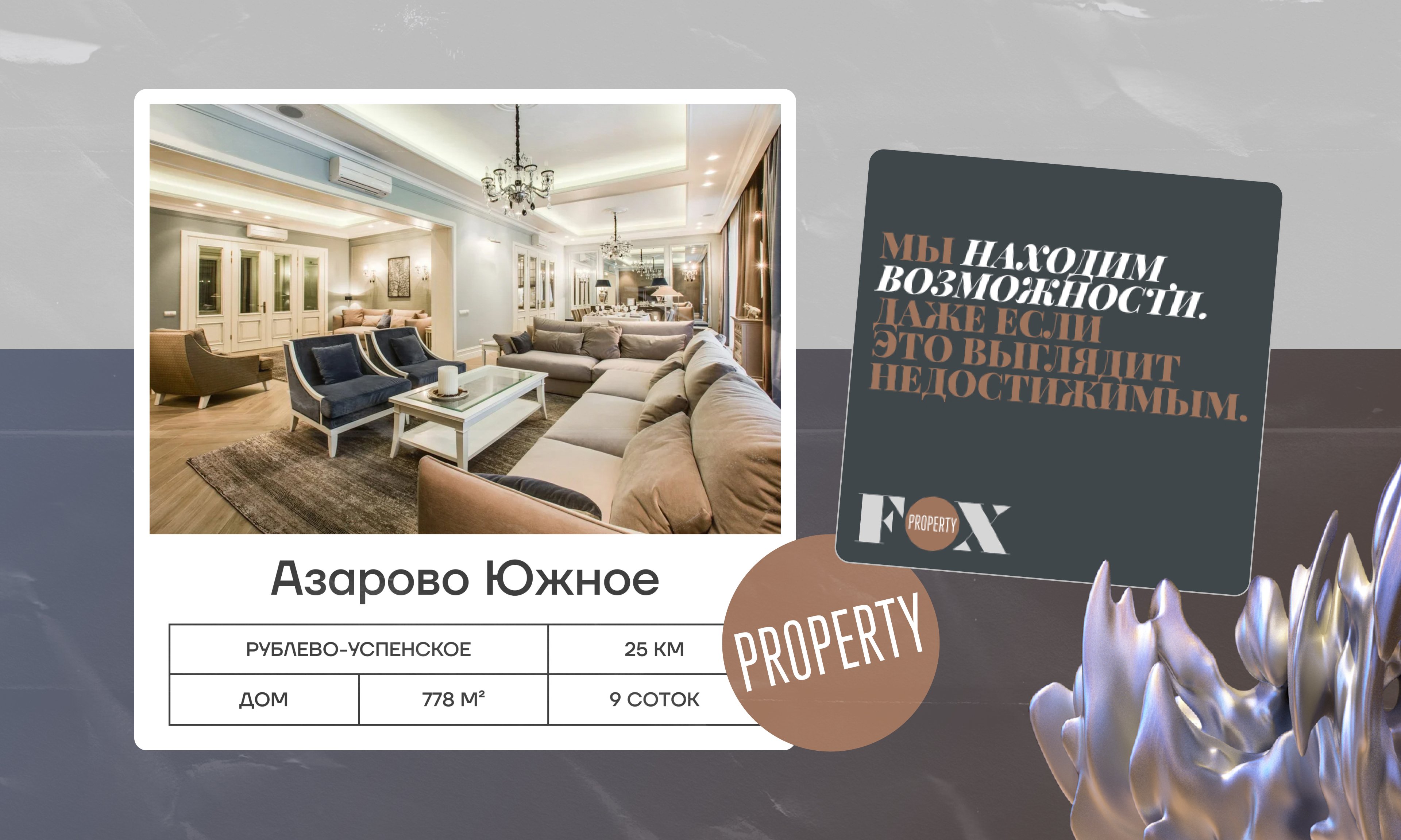 Комплексное продвижение социальных сетей FOX Property – кейс