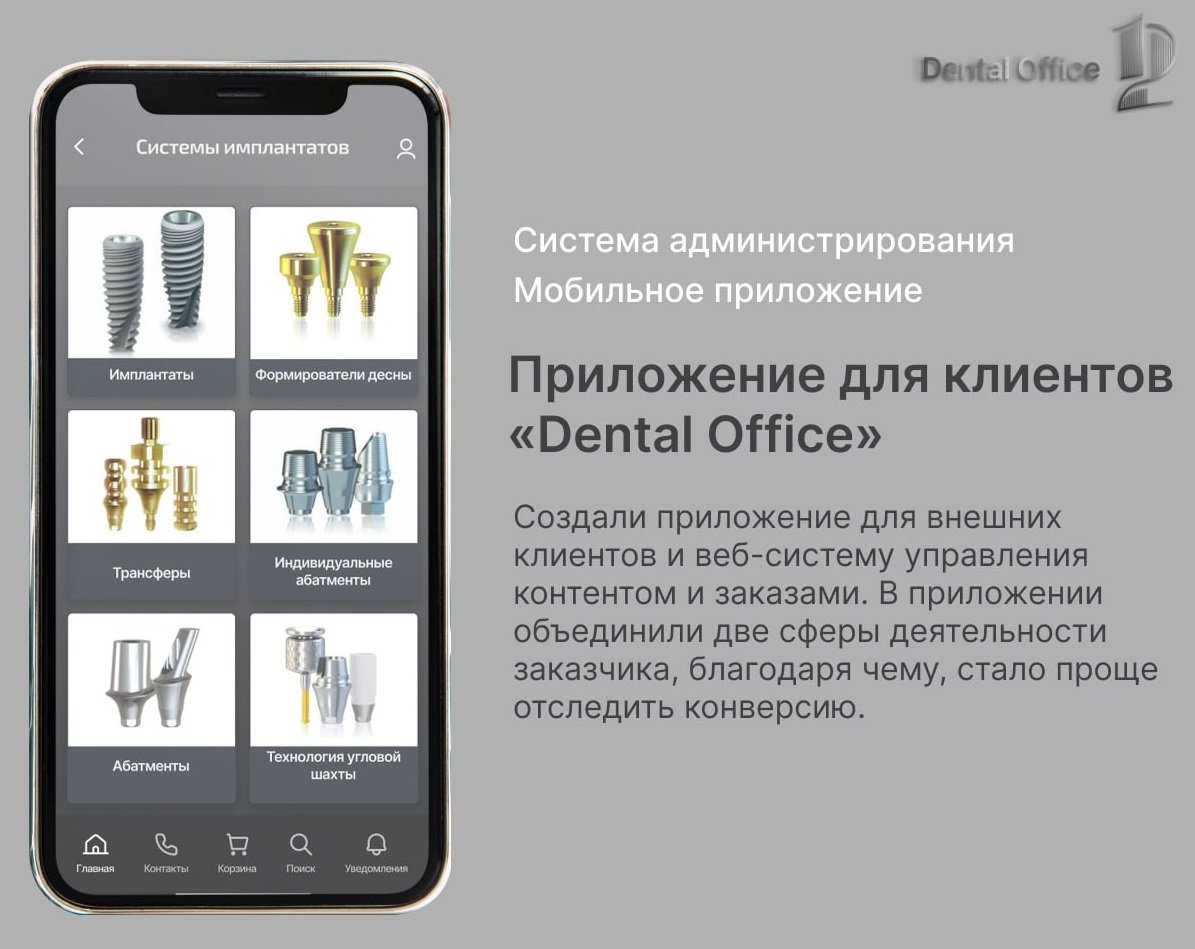 Мобильное приложение Dental Office 12 – кейс