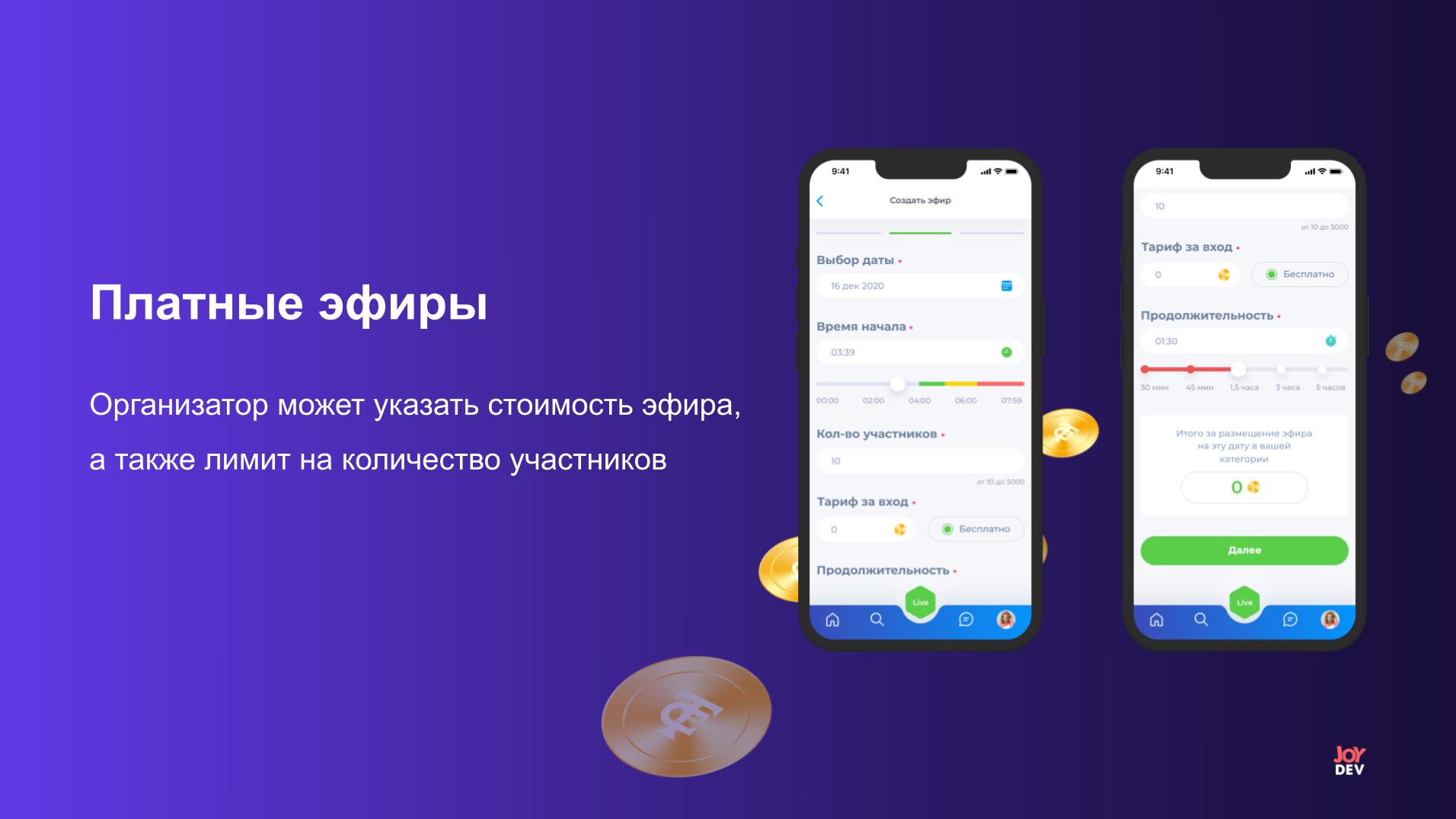 Talkme - социальная сеть с возможностью монетизации эфиров – кейс