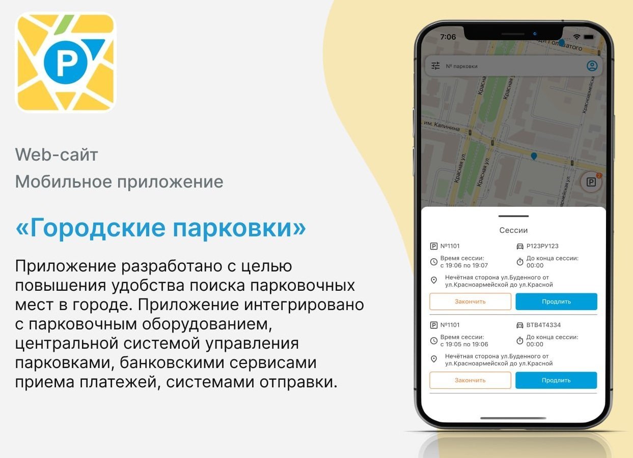 Городские парковки (бэк и мобильное приложение) – кейс