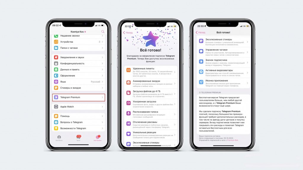 Телеграмм премиум на айфон. Тг премиум что входит.