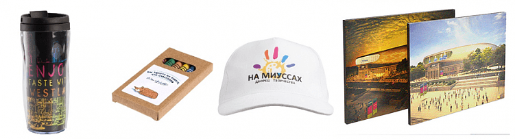 образцы сувениров с цифровой печатью