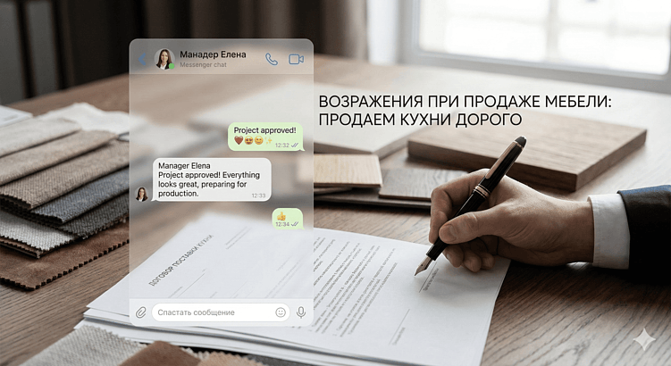 Скрипты продаж мебели: как менеджеру закрывать сделки на большие чеки
