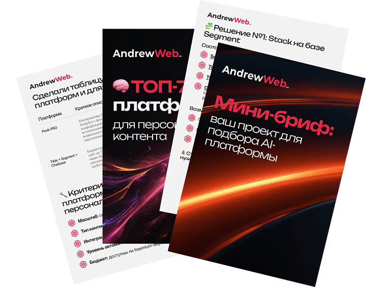 🧠 ТОП-7 AI-платформ для персонализации контента, а также Мини-бриф: ваш проект для подбора AI-платформы.