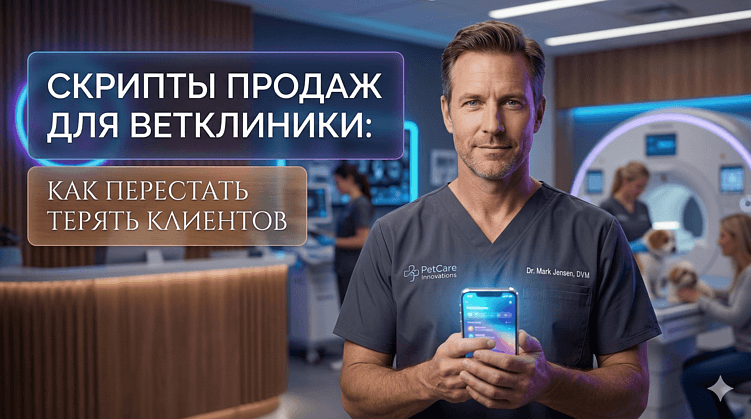 Скрипты продаж для ветеринарной клиники: как администратору закрывать больше записей