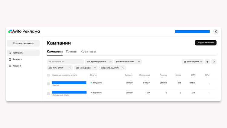 Как настроить медийную рекламу на Авито?