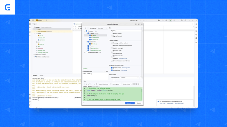 Как создать Mini App Telegram (Web App): инструкция с примерами кода и готовых мини-приложений