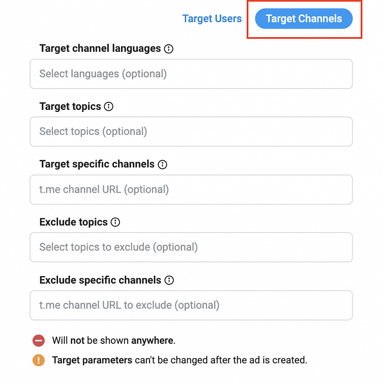 Таргетированная реклама в Телеграм для бизнеса | Telegram Ads