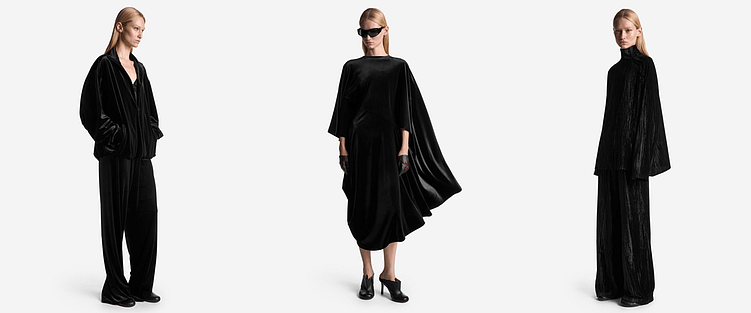 Новогодний дроп моделей из бархата от Ushatava (Фото: telegram-канал Ushatava Inside)