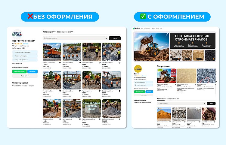 Профессиональный профиль на Авито: как оформить профиль в товарах и услугах