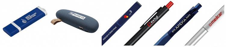 образцы сувениров с тампопечатью и процесс нанесения