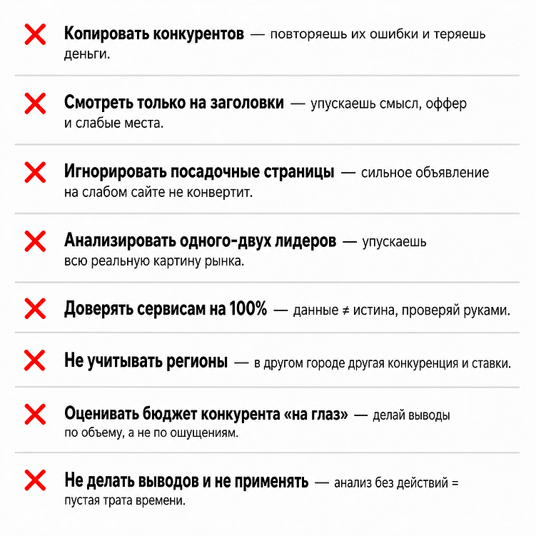 Как анализировать конкурентов в Яндекс Директ перед запуском рекламы