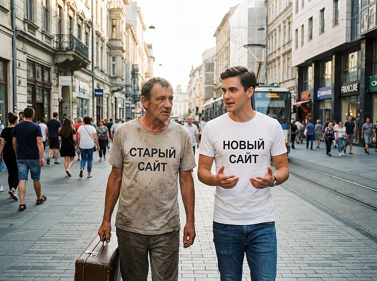 Сайт-динозавр в топе выдачи: переделывать или не лезть?