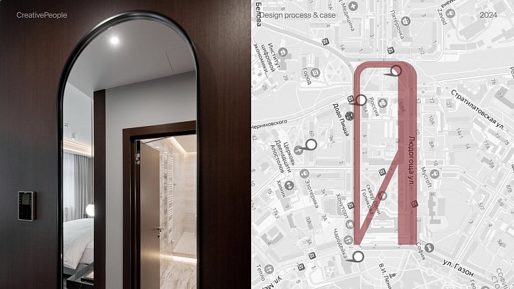 Ещё и модельеры! Как бэкграунд дизайнера помог нам создать новый стиль для премиум-отеля «Акрон»