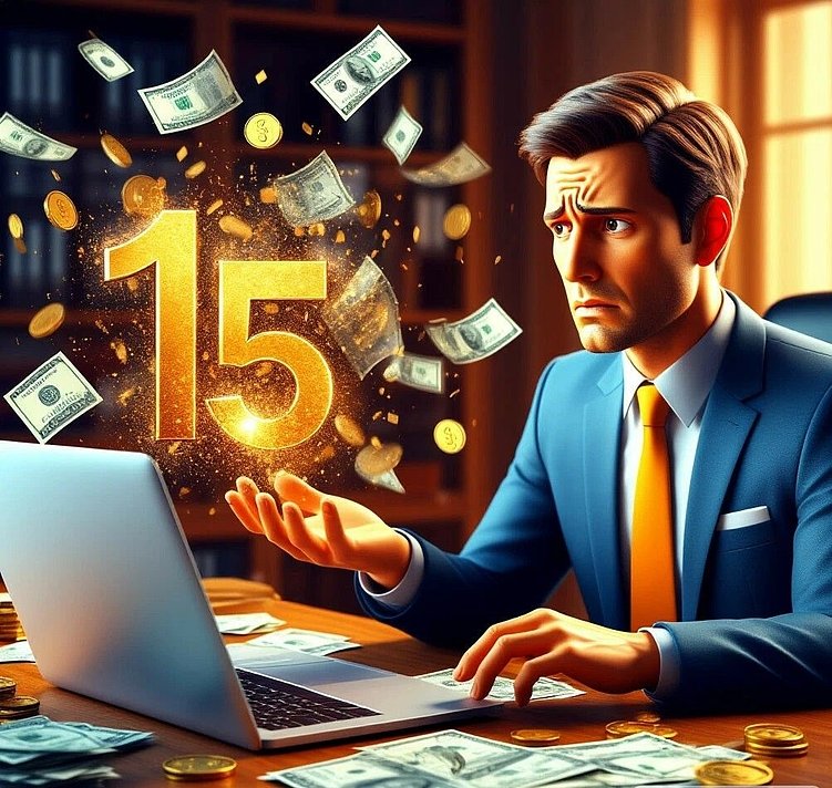 15% - достаточно весомая потеря.