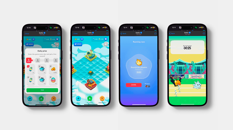 Как пример – многопользовательская игра внутри tg от агентства котbread