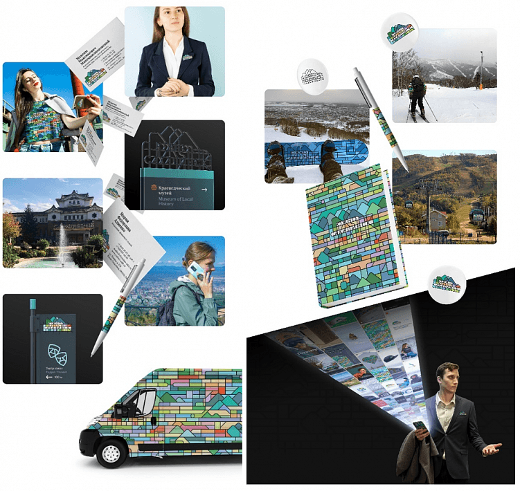 Использование айдентики на различных носителях