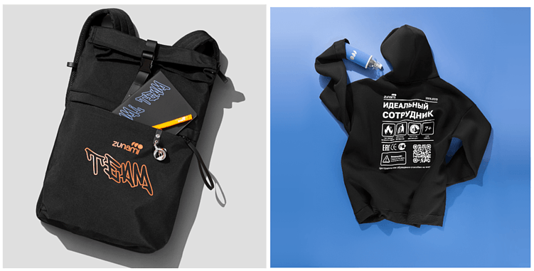 Welcome-pack и мерч