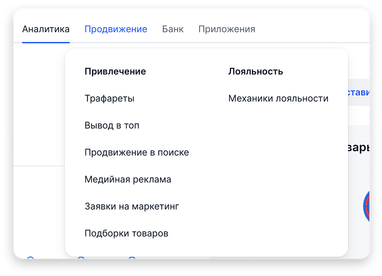 Варианты продвижения на Ozon