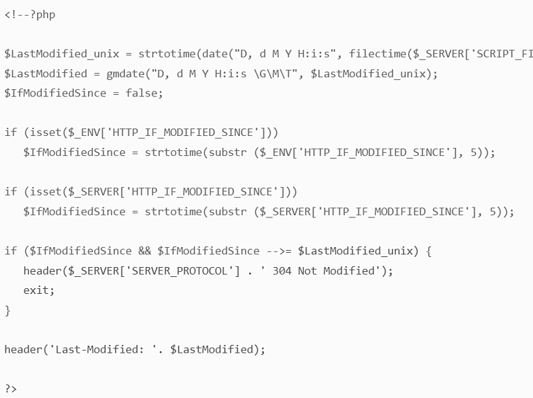 Last-Modified: что это, как настроить и проверить