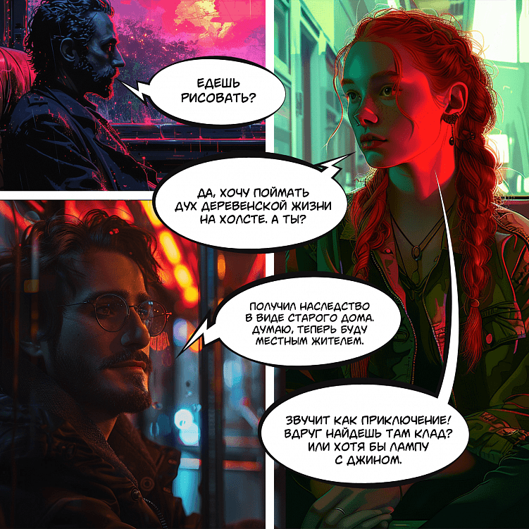 Нейрокомикс от HINT: «Возрождение Глухого Поля»