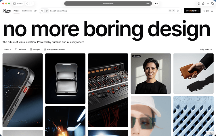 ТОП-1 фотобанк с ИИ фотографиями