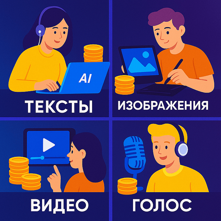 Как зарабатывать на нейросетях в 2025 году: 7 реальных способов, которые работают