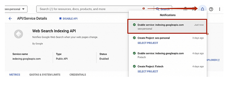 Понятная инструкция по настройке Google Indexing API