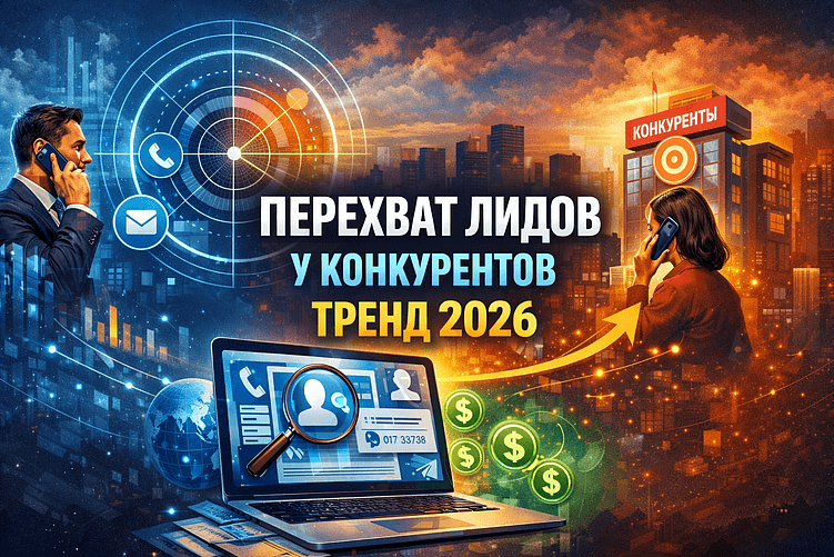 Перехват лидов у конкурентов в 2026: как находить клиентов быстрее рынка