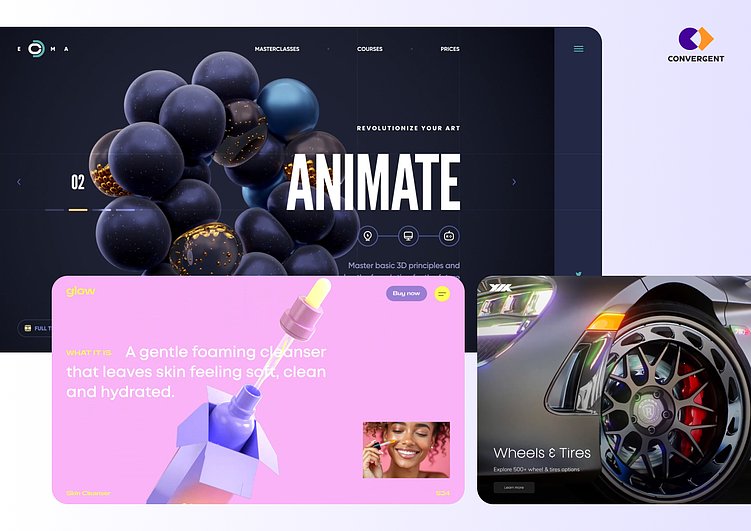 Какие дизайн-тренды 2025 года остаются с нами в 2026: практические инсайты Convergent. Часть 1