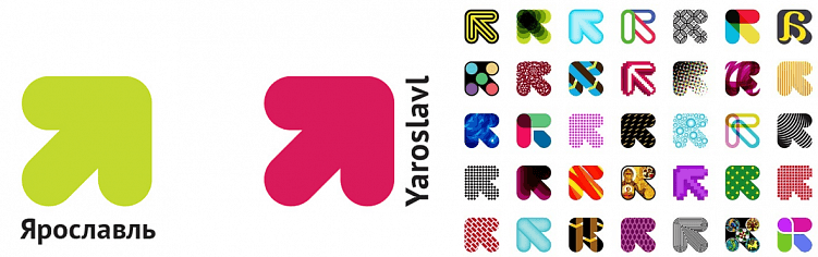 Логотип Ярославля и его вариации от Артемия Лебедева