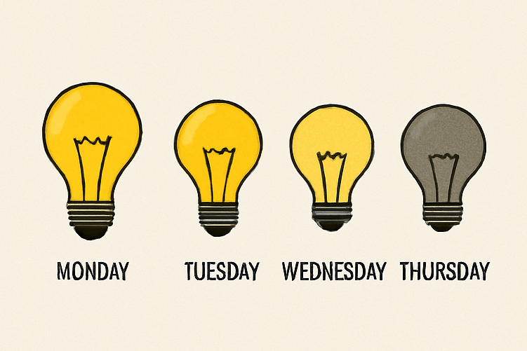 как идеи «тускнеют» из-за недостатка времени