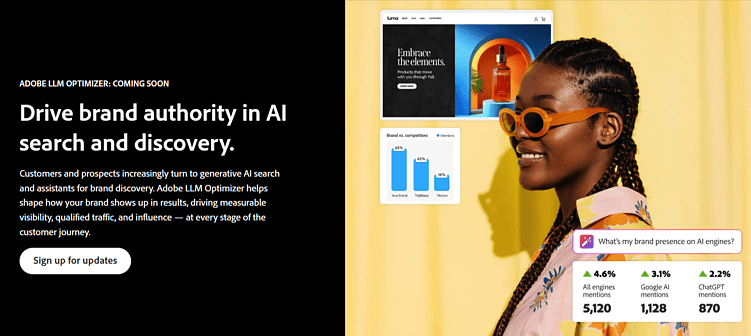 Adobe for Business уже подсуетились и анонсировали новый продукт LLM Optimizer