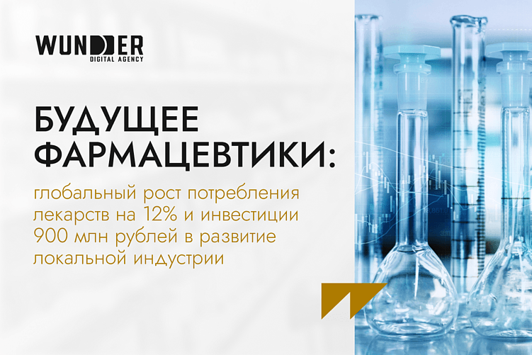 Будущее фармацевтики: глобальный рост потребления лекарств на 12%, инвестиции и Digital-тренды