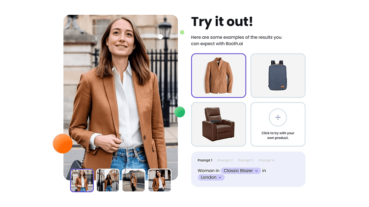 AI-фотосет с товаром за пару минут.