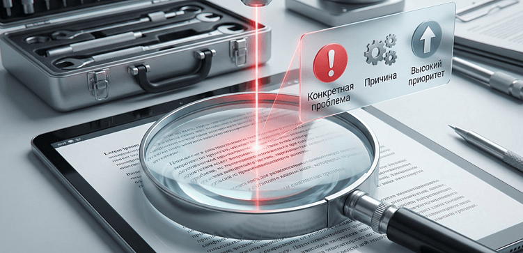 Если вы будете конкретны с копирайтером, то и он даст вам тот результат, который вы ожидаете