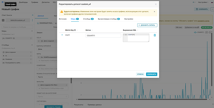 BI-конструктор Битрикс24: как настроить кастомный отчет