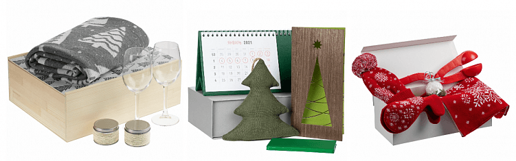 Подарки с сюрпризом: что положить в новогодние корпоративные наборы?