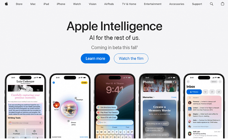 Современный дизайн компании Apple.