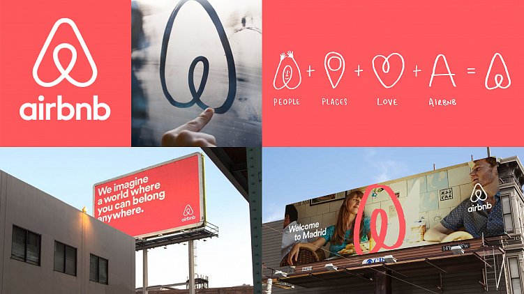 Так, например, сформировали свою визуальную идентичность в Airbnb.