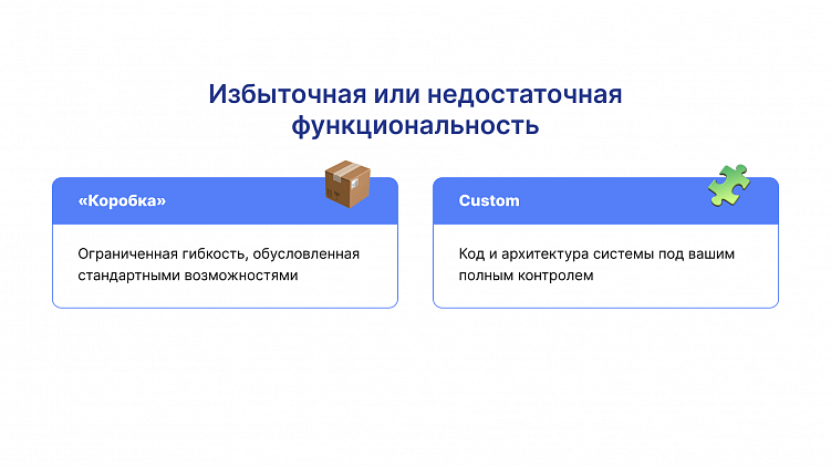 Чтобы сэкономить на разработке IT-решения, ритейлер выбирает «коробку». И проигрывает.