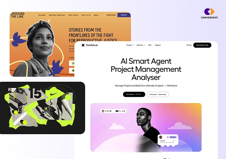 Какие дизайн-тренды 2025 года остаются с нами в 2026: практические инсайты Convergent. Часть 1