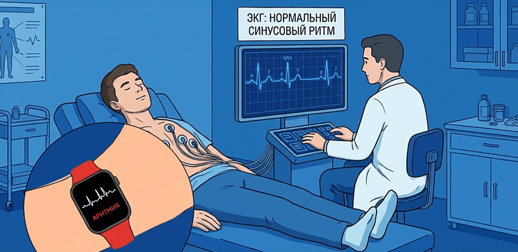 У здоровых пациентов гаджеты измеряют ЧСС достаточно точно, но об отклонениях могут сигнализировать некорректно