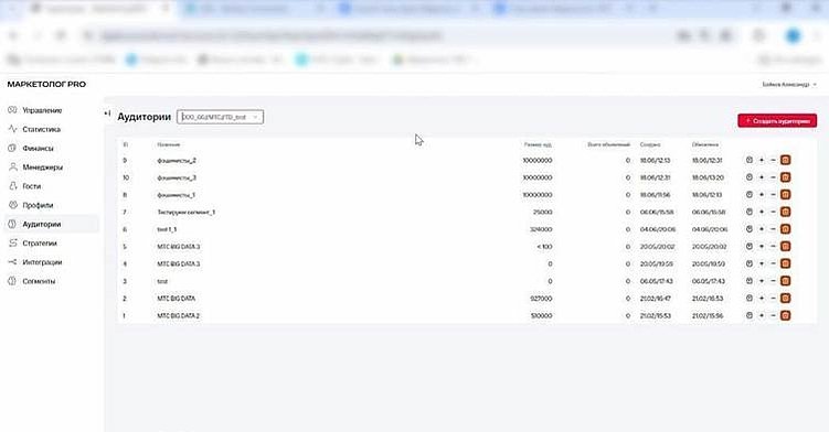 Как сегментировать аудиторию в Маркетолог PRO: стратегии 2025
