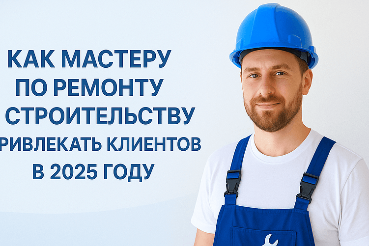 Как мастеру по ремонту и строительству привлекать клиентов в 2025 году
