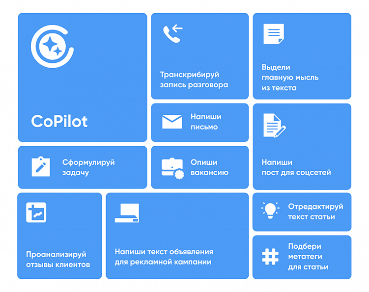 Какие задачи можно доверить CoPilot
